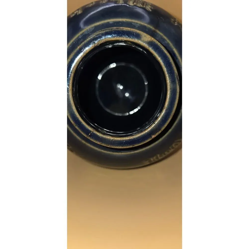 VTG Atmore's Cobalt Bue Stoneware Crock Pre-Loved Condition